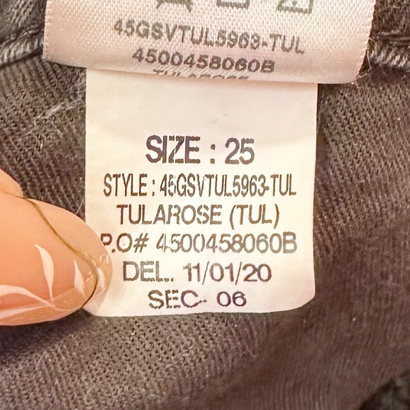 Joe's Jeans Mid-Rise Ankle Skinny Jeans in Tularose 25 - Picture 6 of 7